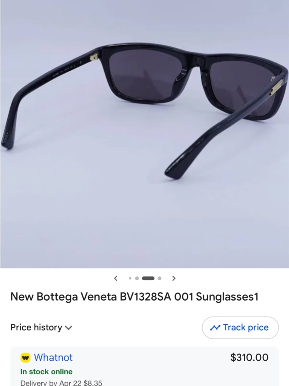 Black Rectangular Sunglasses with Subtle Gold Accents